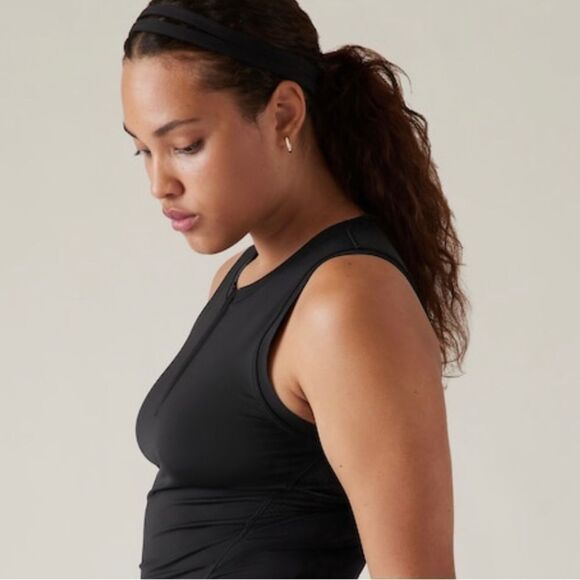 NWT Athleta Advantage Black Tank Size Large. - Picture 3 of 10